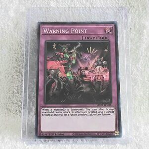 3/$25 Mint 2020 Yu-Gi-Oh! Warning Point MP21-EN216 SR Holo 1st Ed Card!!
